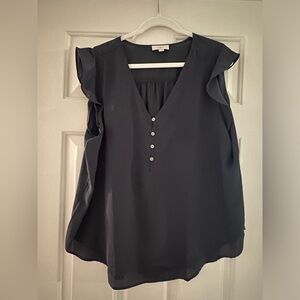 Loft Sleeveless shirt, gray, size XL